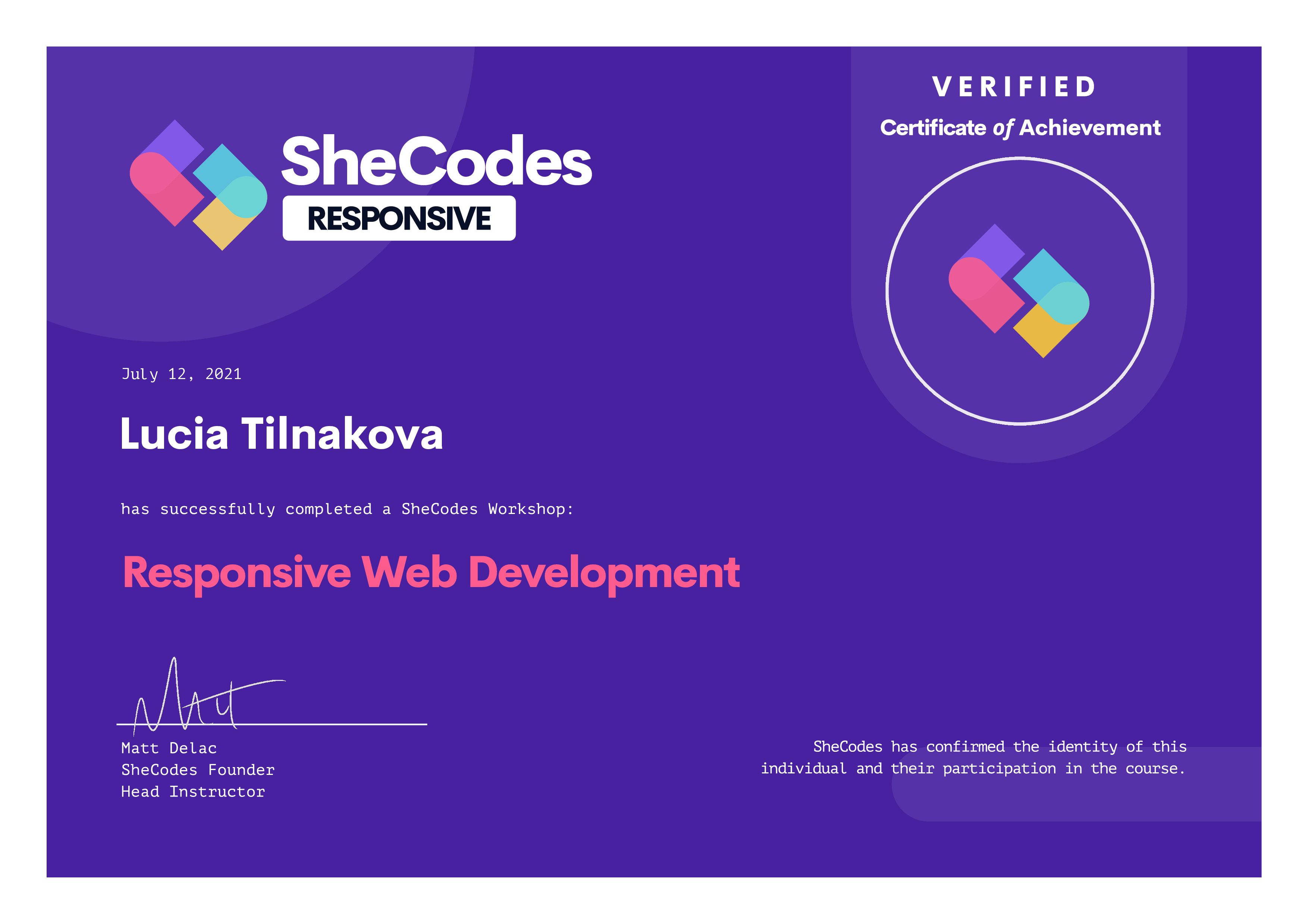 CertificateResponsive